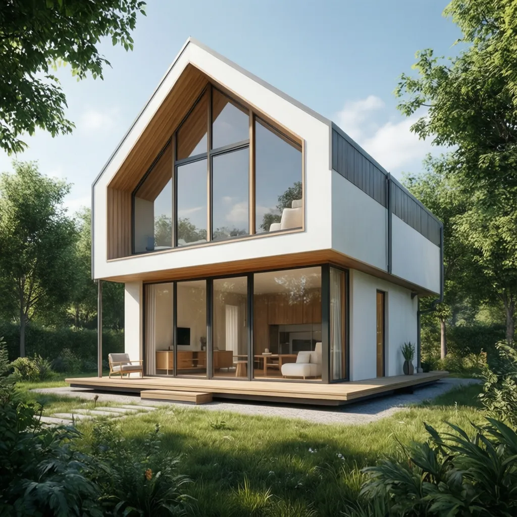 Casa moderna pequeña inspirada en Sims FreePlay