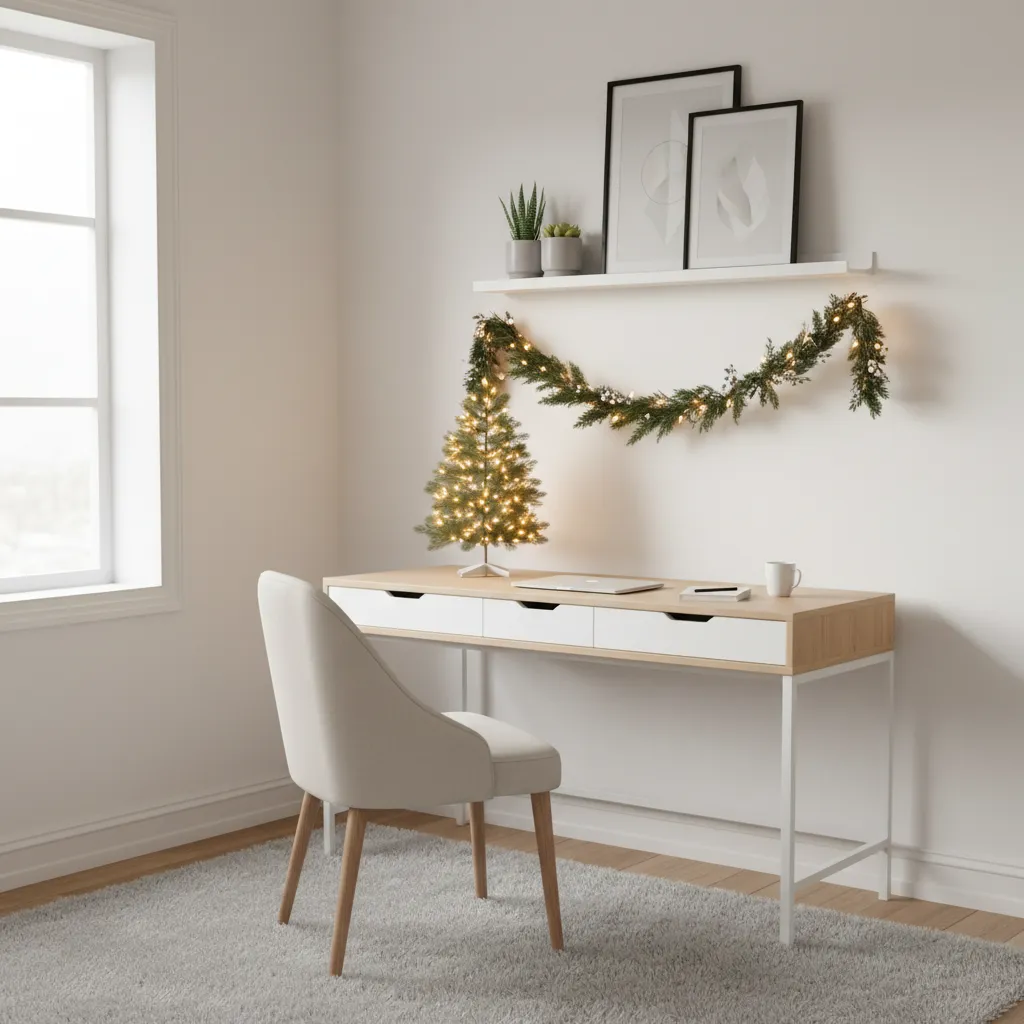10 Office Christmas Decorating Themes for Small Spaces