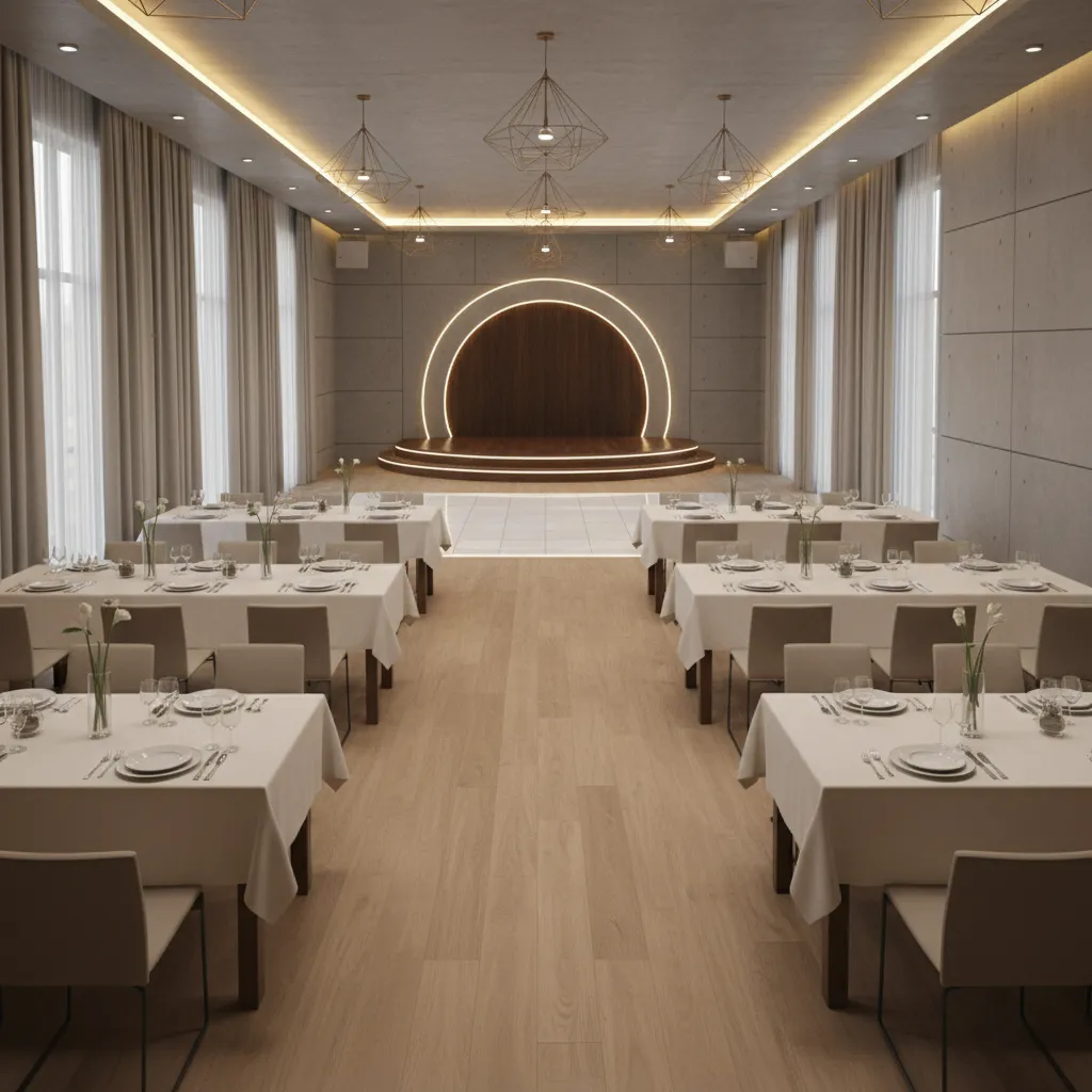 Optimizing Space in Small Party Halls Without Reducing Capacity: Practical layout strategies that help small event venues host more guests comfortably without sacrificing flow, function, or atmosphere.