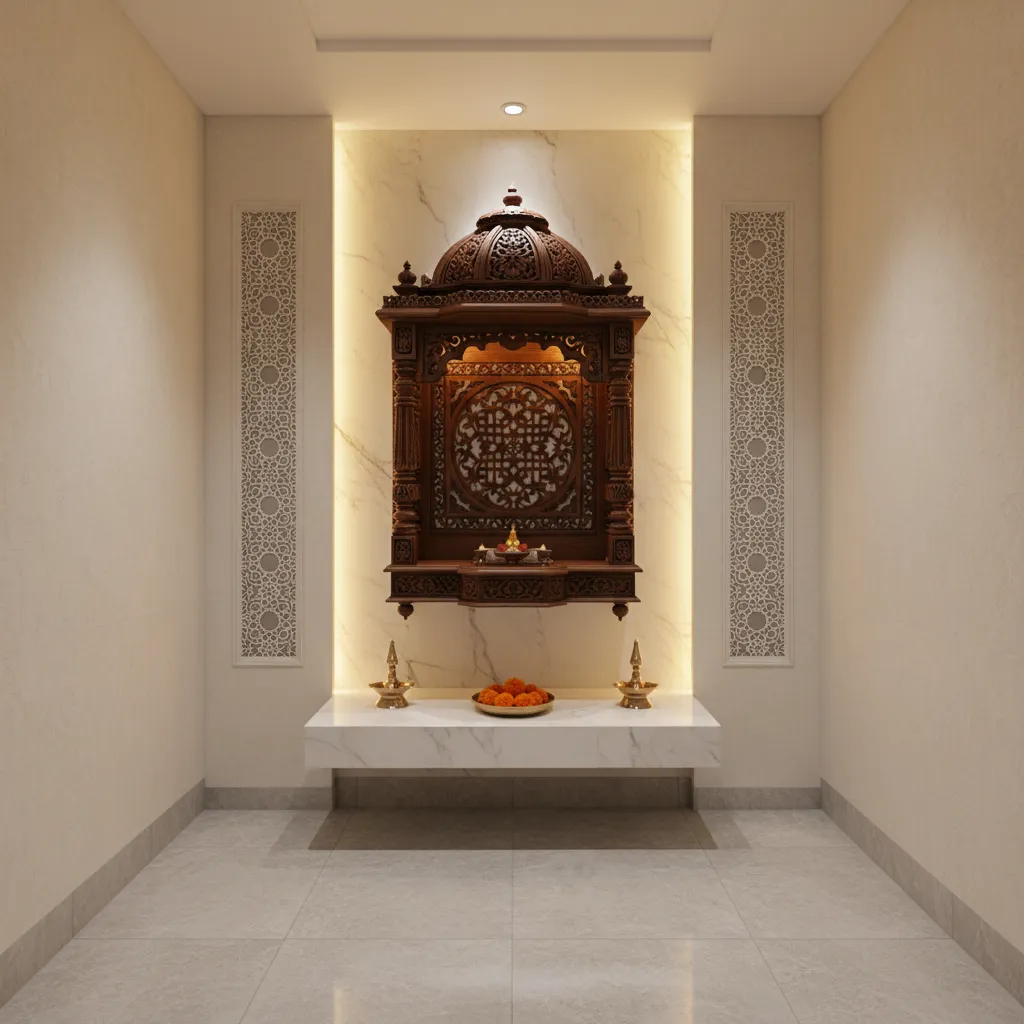 5 Small Pooja Room Designs for Home That Fit Modern Living