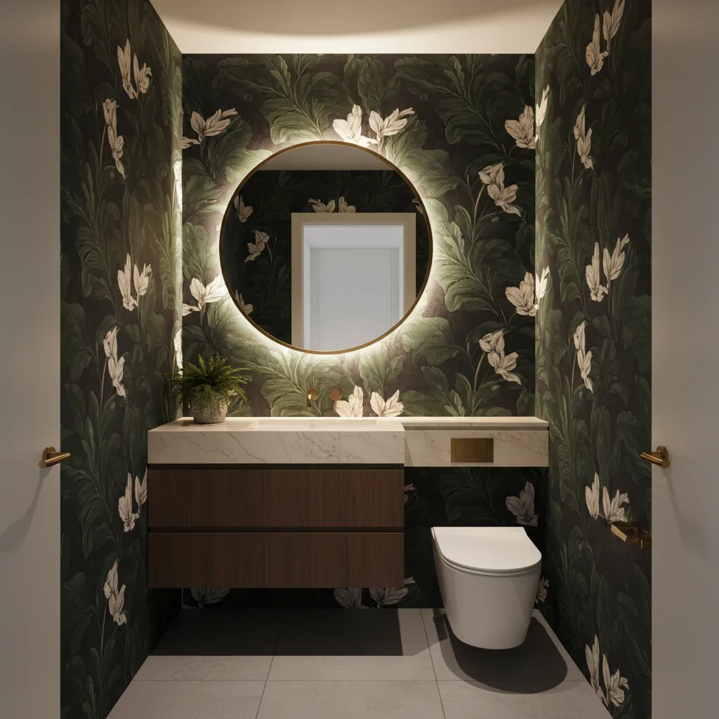 Wallpaper Ideas for Small Powder Rooms That Transform Tiny Spaces