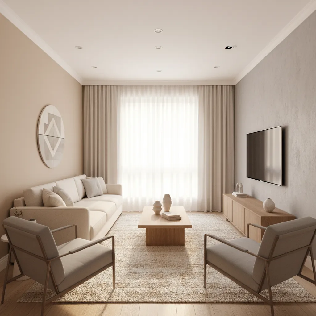 Small Rectangle Living Room Layout