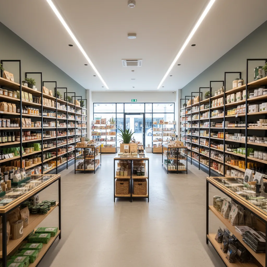 Distribución eficiente de un pequeño local comercial