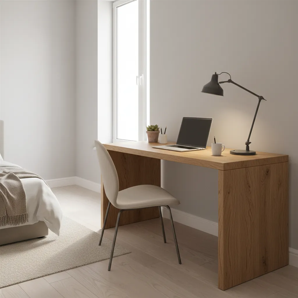 How to Choose the Right Wooden Desk Size for a Small Room