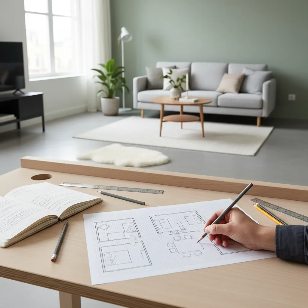 Designing Your Small Space  Sketch Your Room Layout