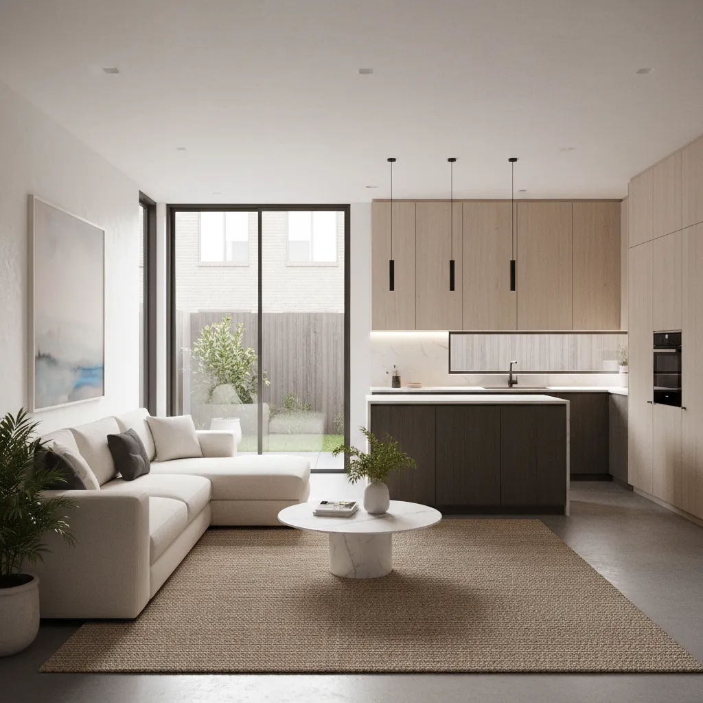 Không gian nội thất nhà phố nhỏ tối ưu diện tích