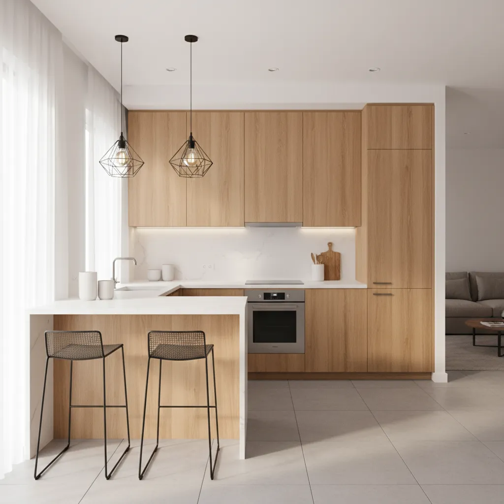 Small U Shaped Kitchen With Breakfast Bar: Smart Layout Ideas