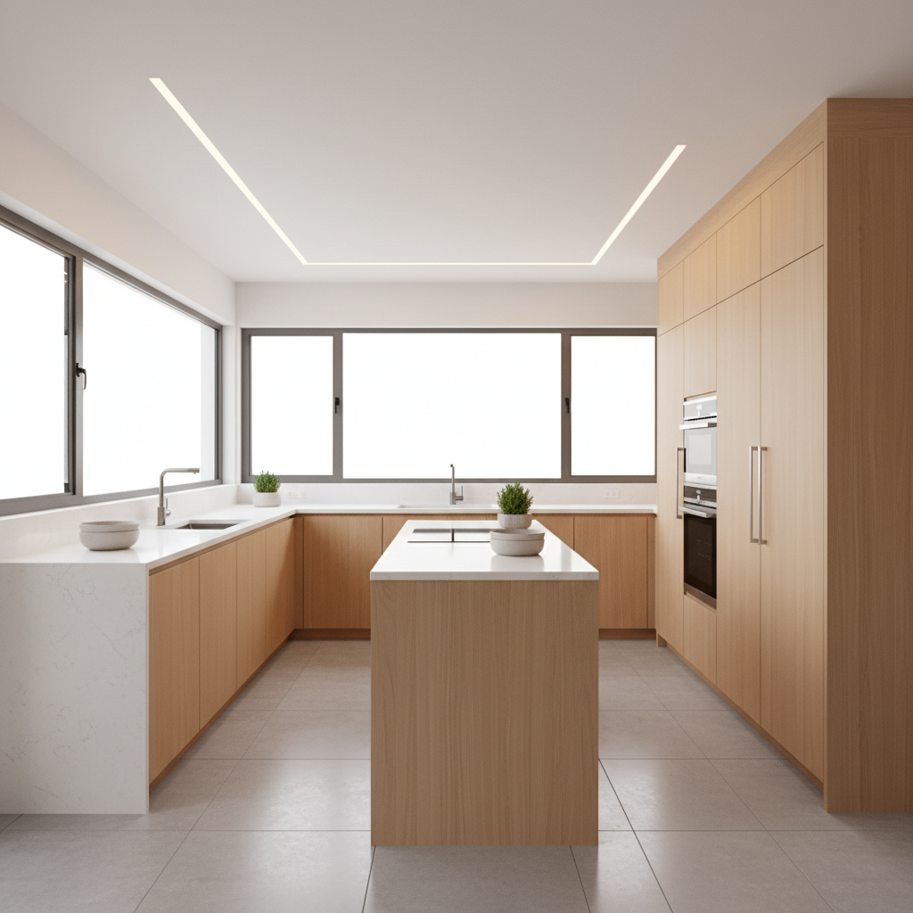 Small U Shaped Kitchen Designs With Island Ideas