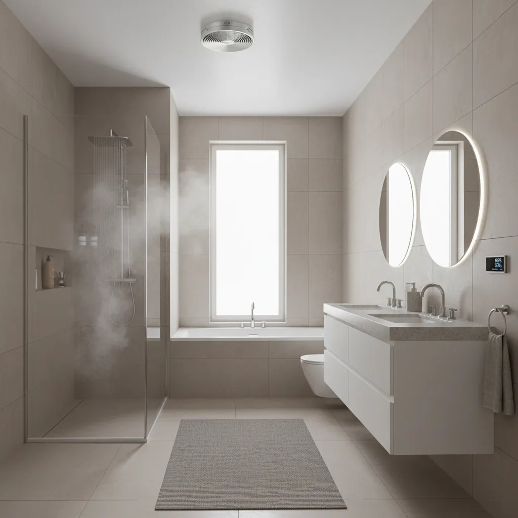Smart Controls and Timers That Optimize Bathroom Fan Energy Use