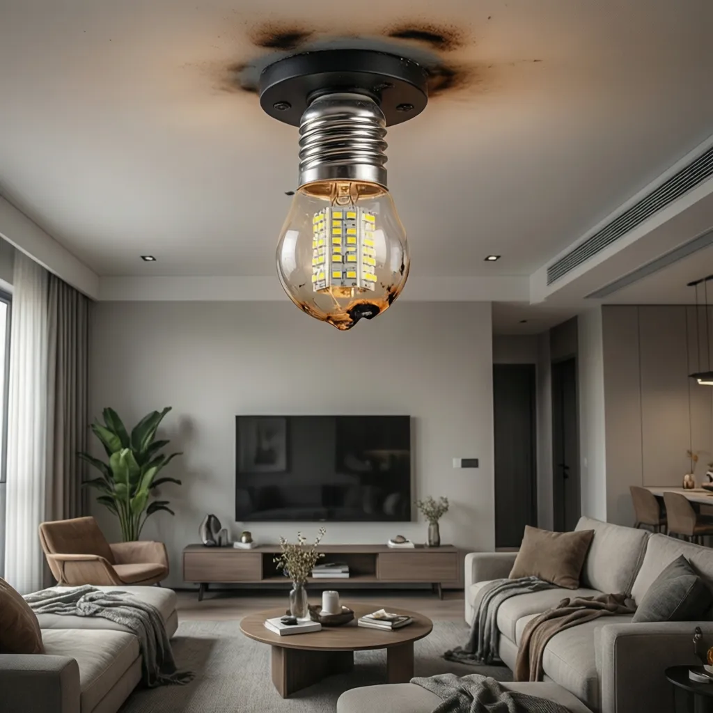 Electrical Safety Risks of Using a Damaged or Shorted Smart Bulb