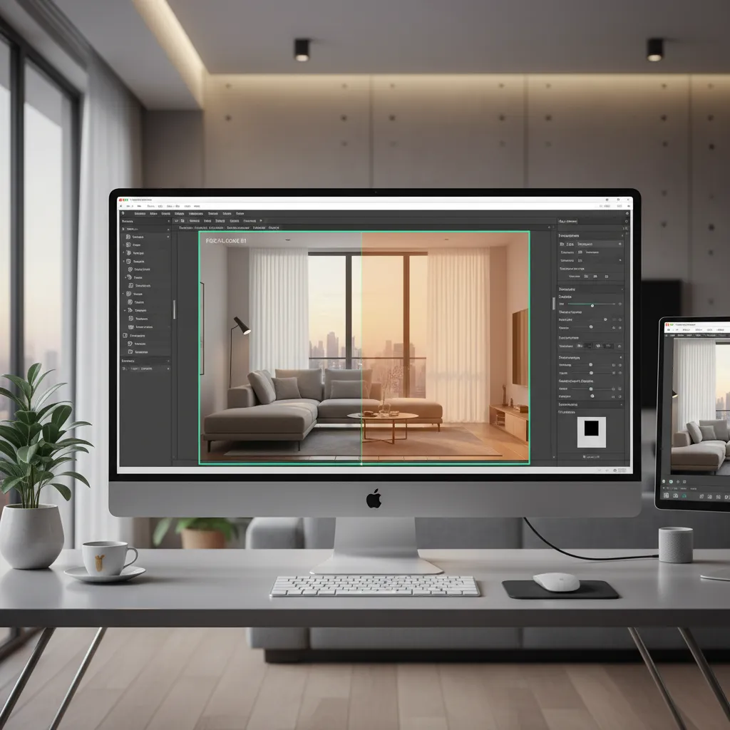 wallpaper cropping focused on central subject area