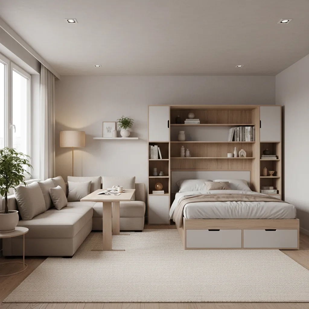 Nội thất đa năng trong nhà nhỏ 40m2