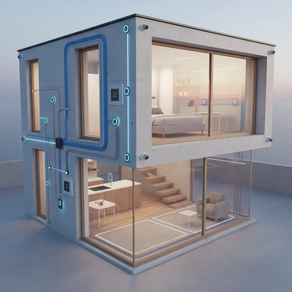 Smart Home Infrastructure for a 1000 Sq Ft House