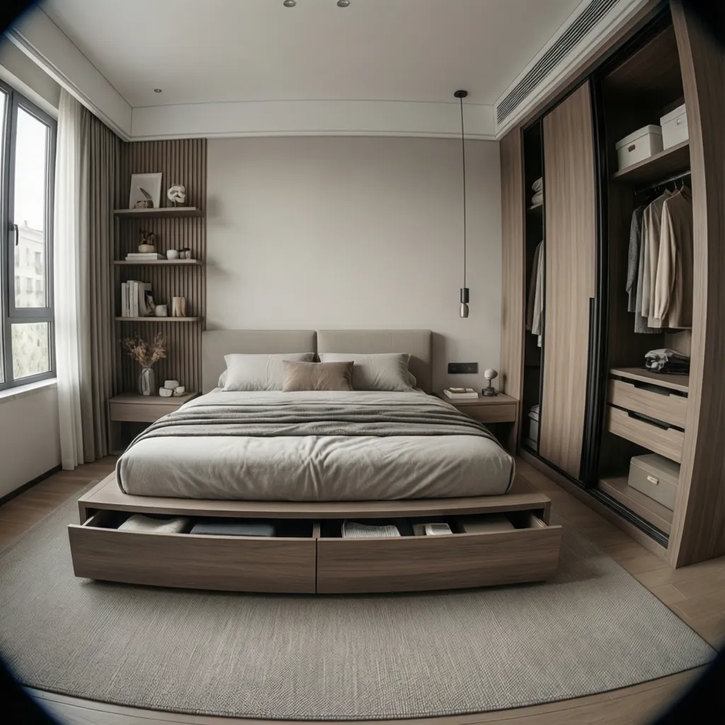 Smart Storage Solutions for a 15x15 Bedroom