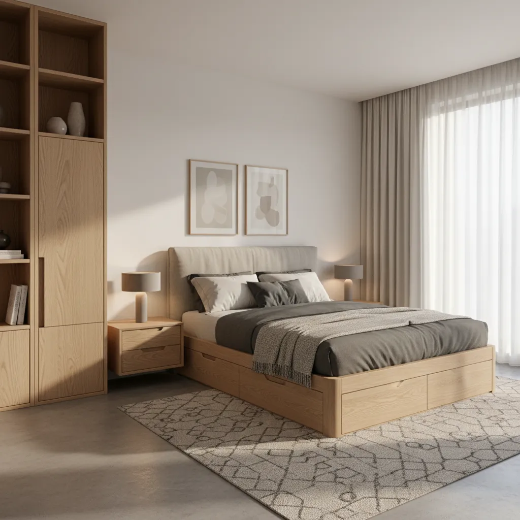 Smart Storage Solutions for a 9 x 12 Bedroom