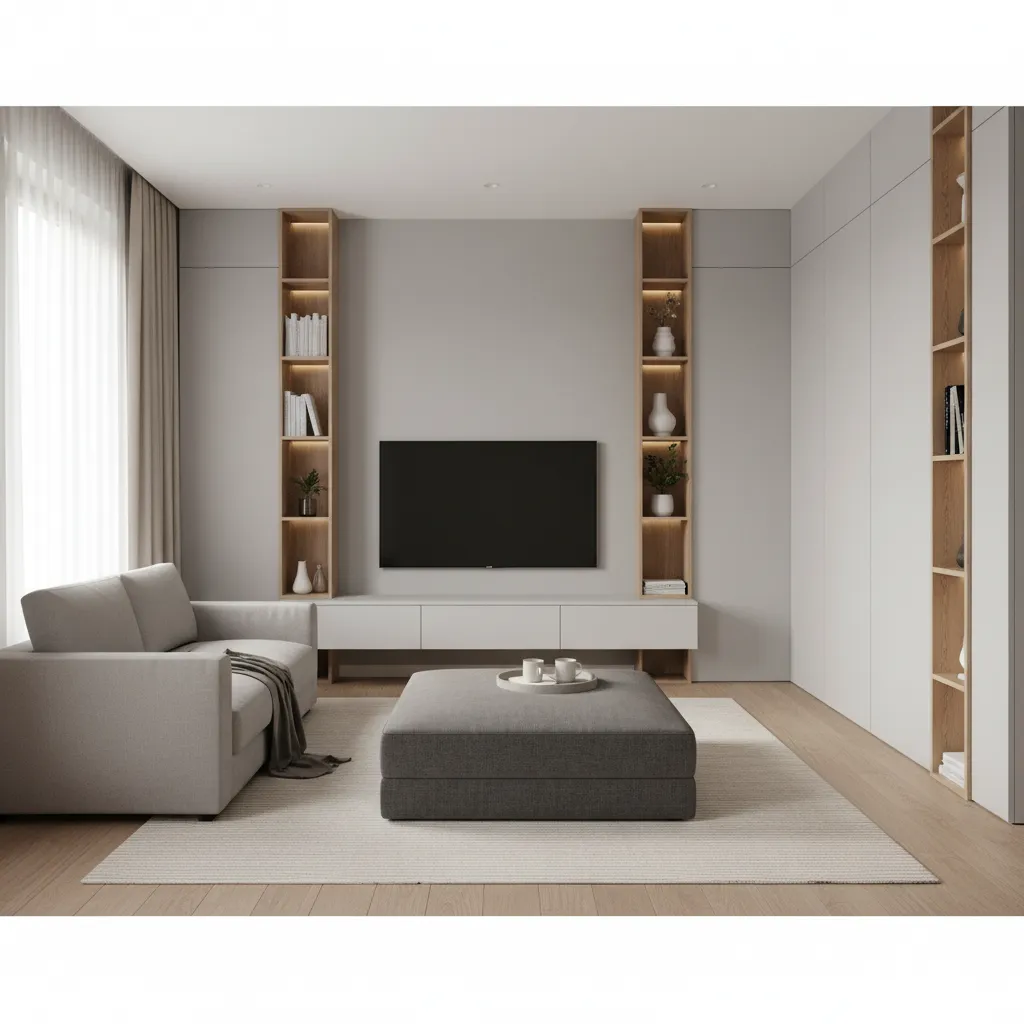 Smart Storage Systems for Very Small Living Rooms