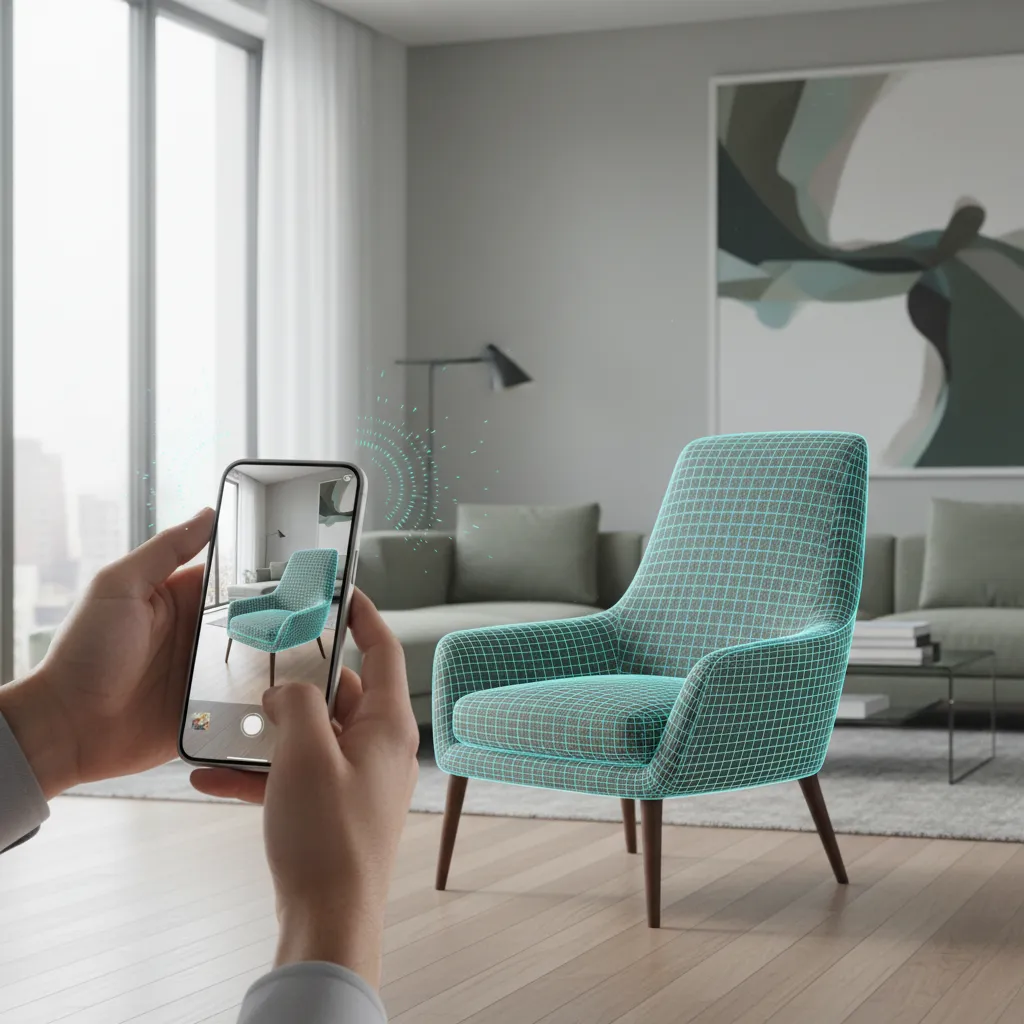 Using a smartphone with LiDAR to scan a real object into a 3D model