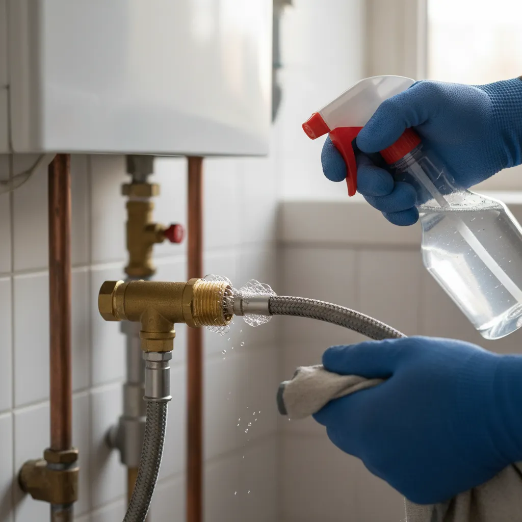 Use Safe Detection Methods for Possible Gas Leaks