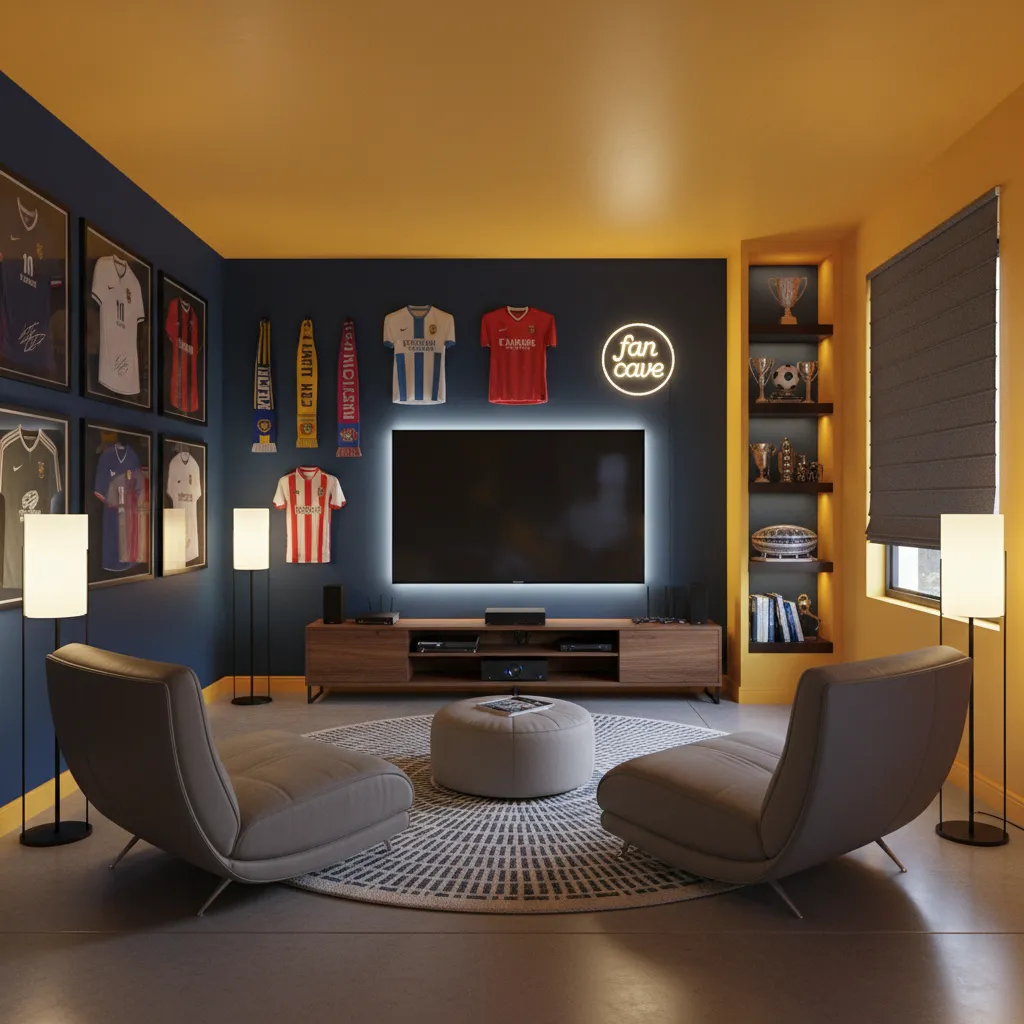 Sports Themed Home Decor Industry and Soccer Fan Rooms