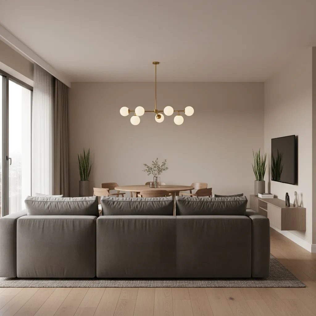 What Is the Best Layout for a Small Living Room with Dining Table?