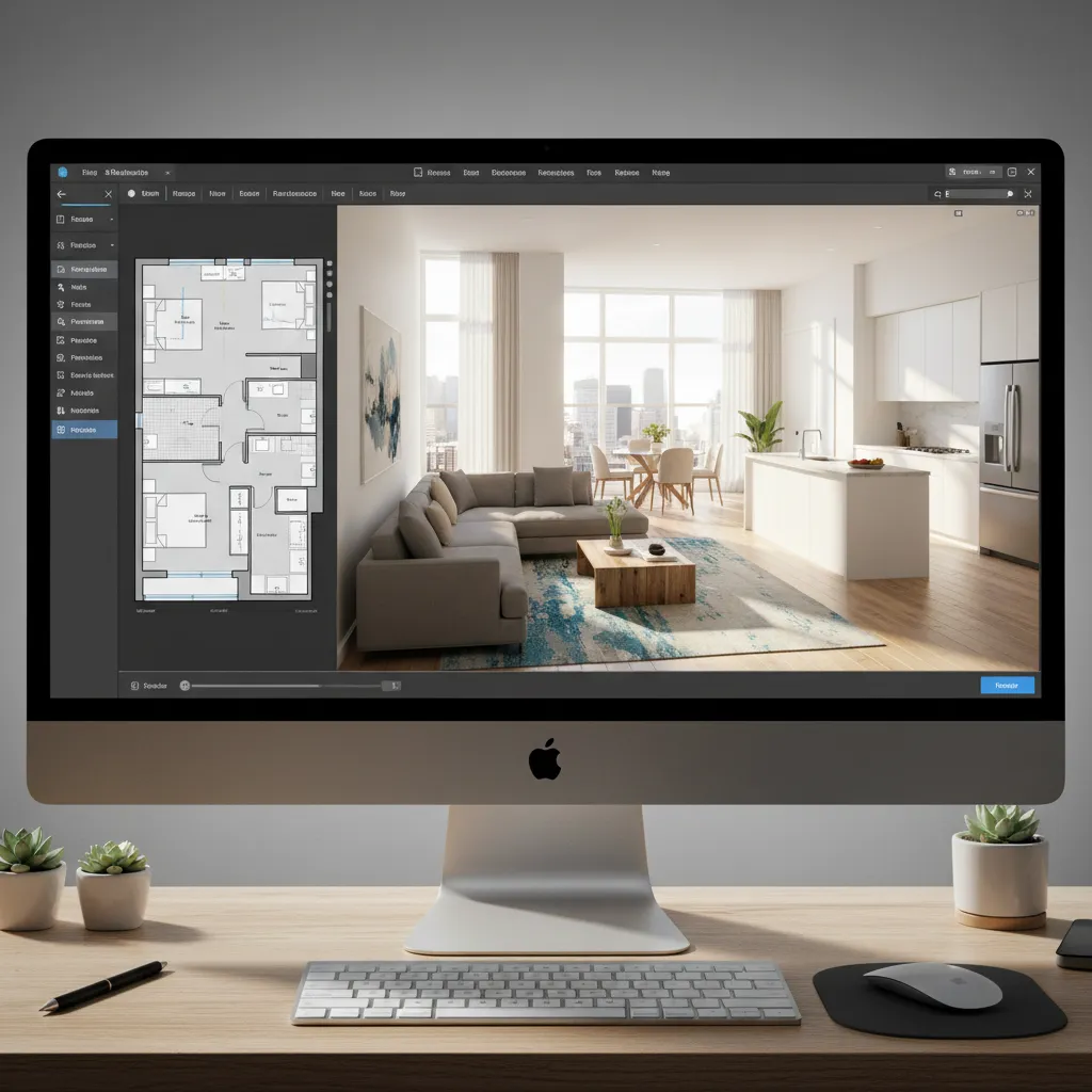 Herramienta digital para crear planos de casas en 3D