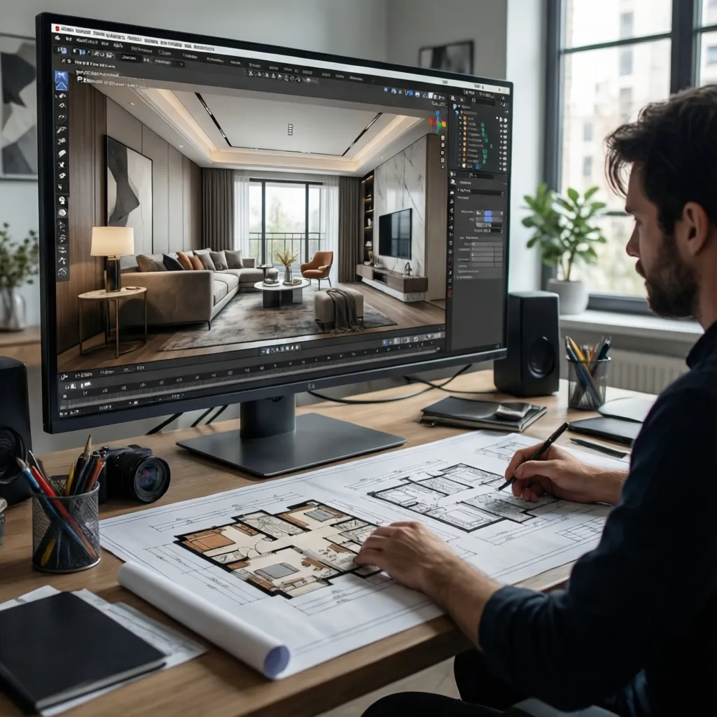 Programa informático gratuito para técnico de diseño de interiores