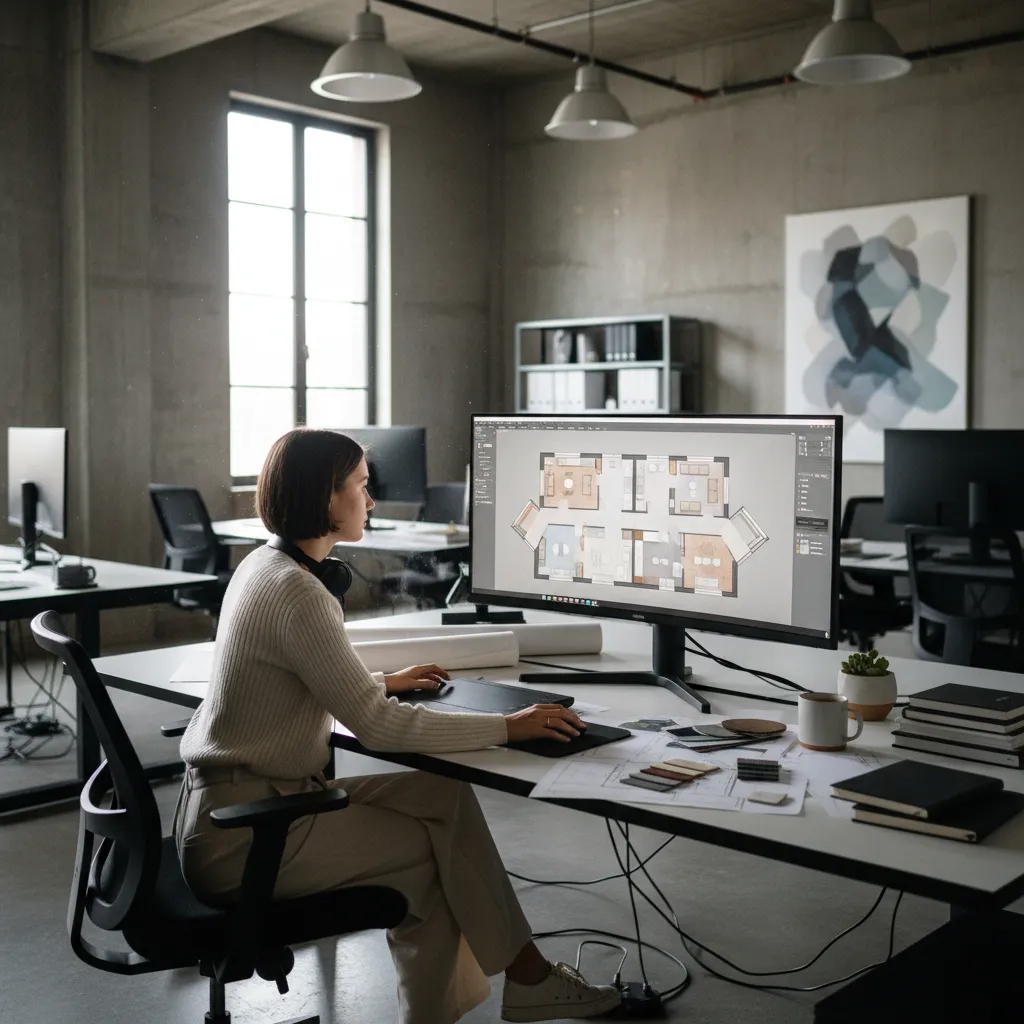 Software para oposición de diseño de interiores