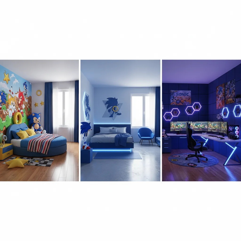 Sonic Bedroom Decor Styles Compared for Classic Modern and Gaming Themes