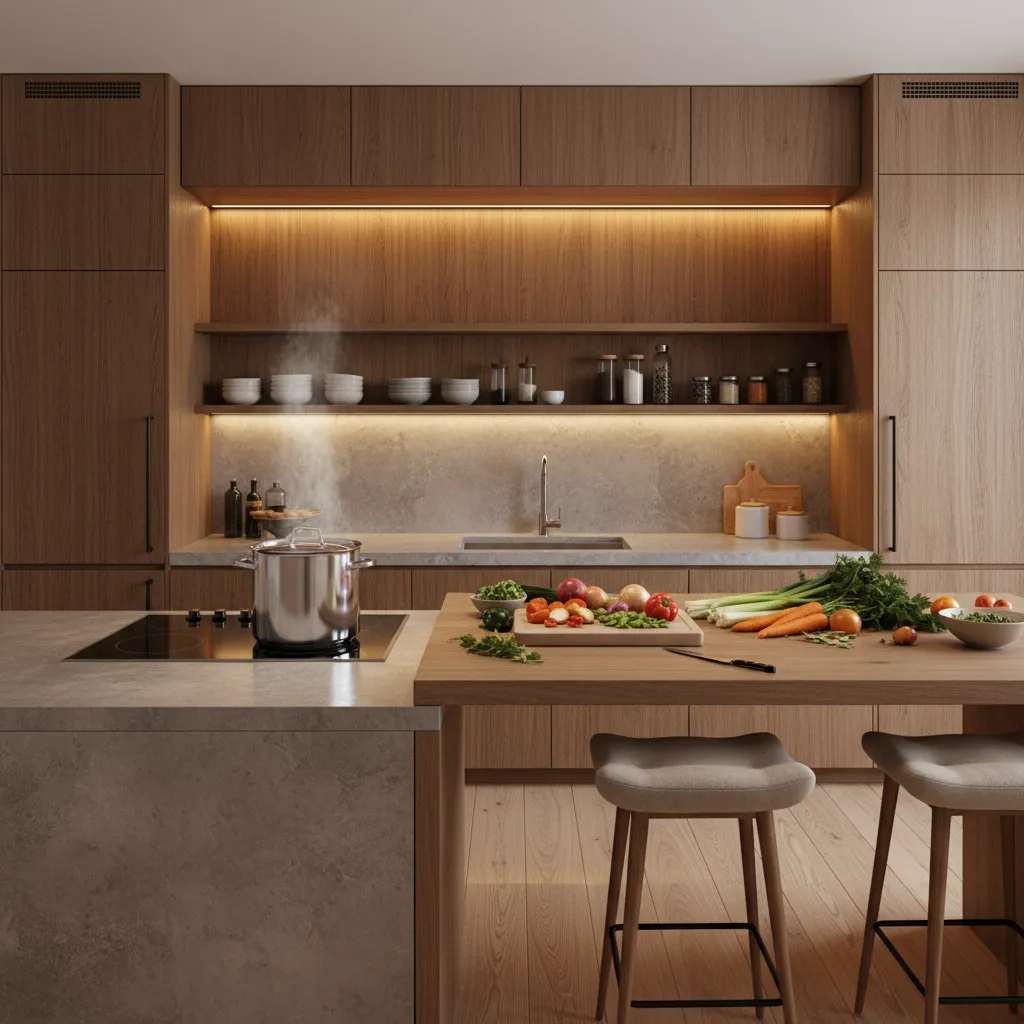 Optimizing Kitchen Layout for Soup Preparation and Comfort