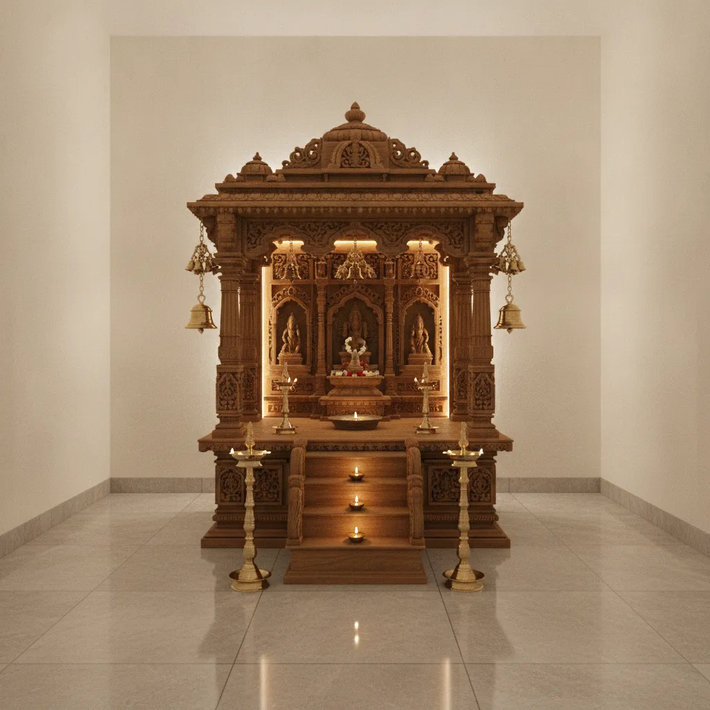 South Indian Pooja Room Designs for Calm and Sacred Homes