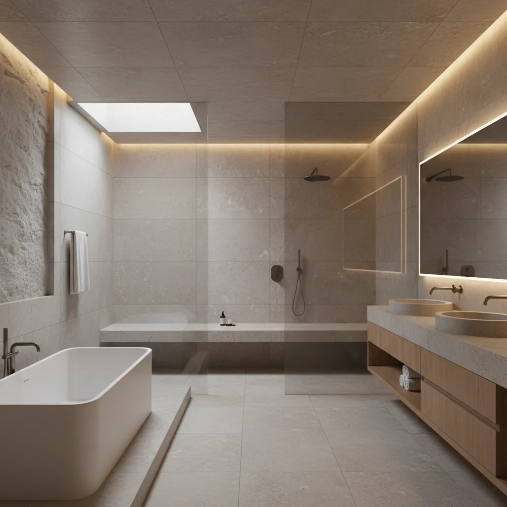 Bathroom Bench Design in Spas Hotels and Wellness Centers