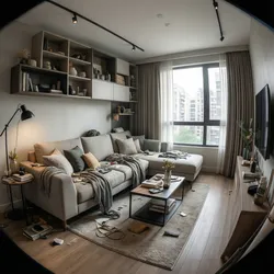 Space Optimisation Techniques for Small 1 RK Apartments