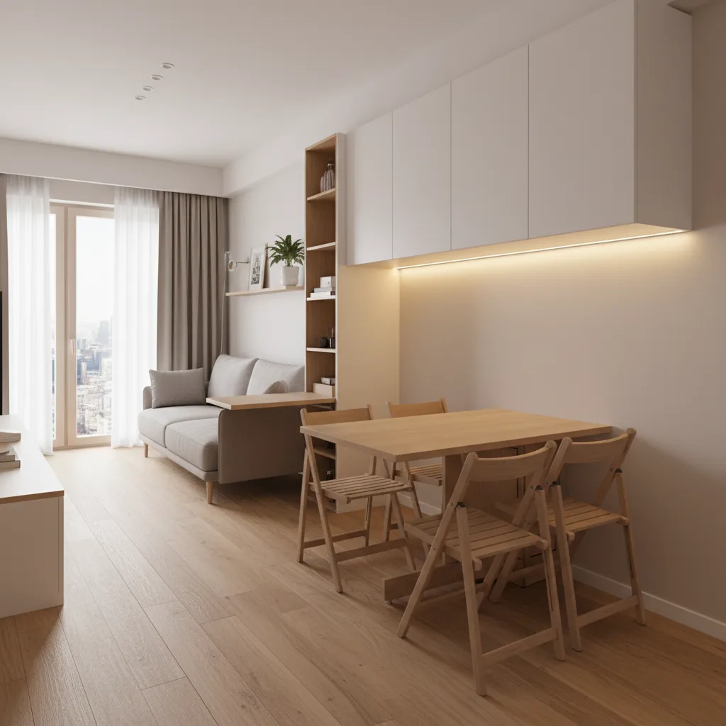 nội thất tiết kiệm diện tích cho nhà nhỏ