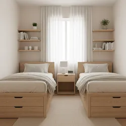 Space Saving Furniture and Storage Ideas for Twin Bed Rooms