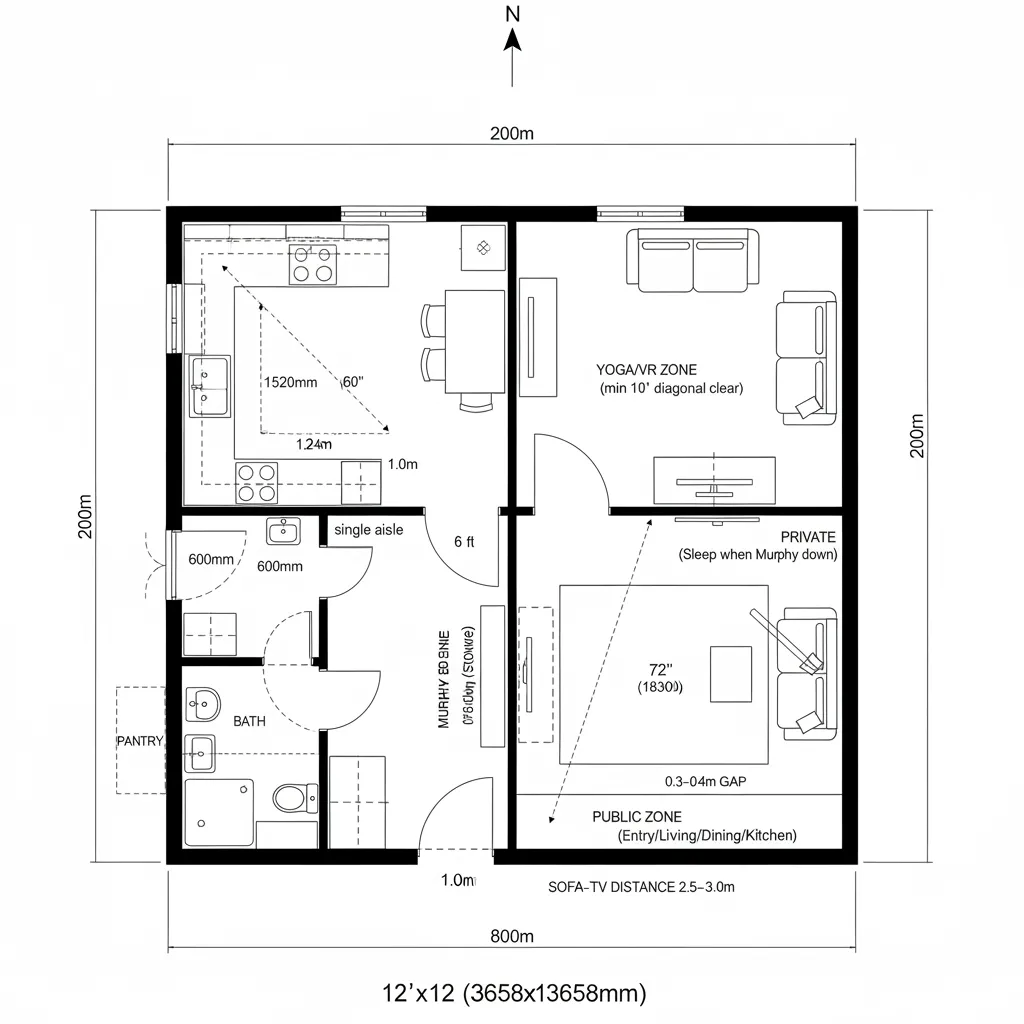 North–South Spine with Convertible Core