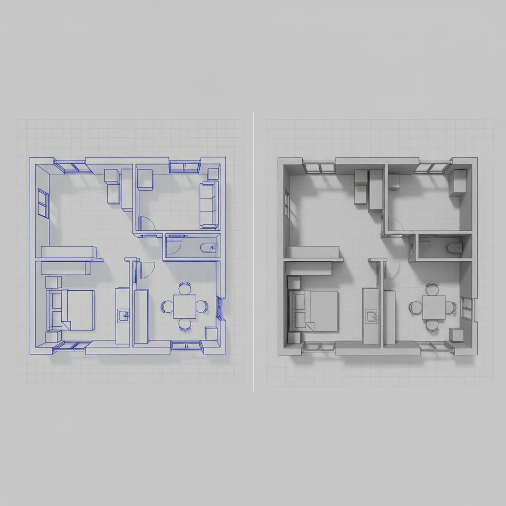 Spline vs Box Modeling for Floor Plans in 3ds Max