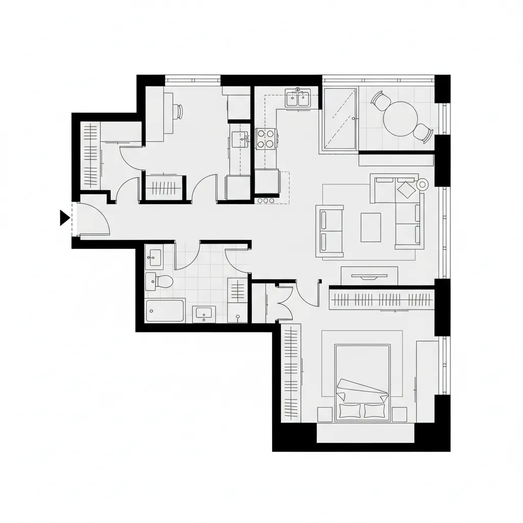 Split-Core Axis with Perimeter Flex