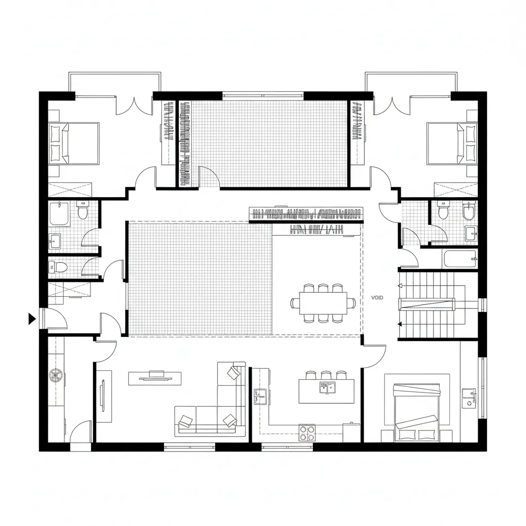 Split Core with Bridge Library