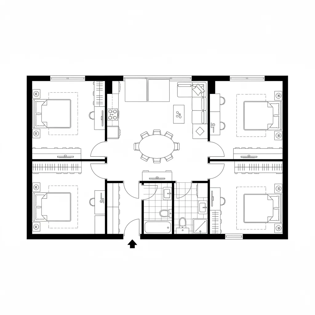 Split-Core Layout: Primary + Secondary Node