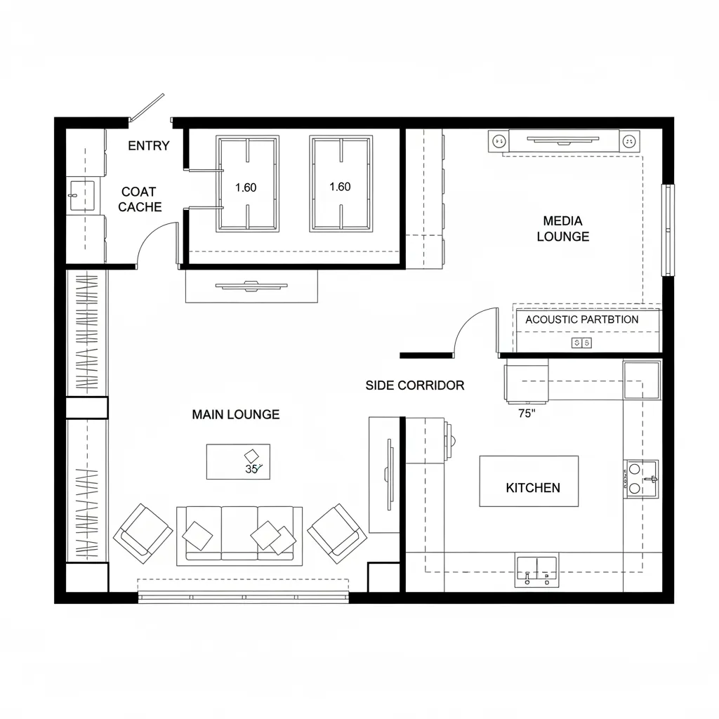 Split-Core Parallel Lounge