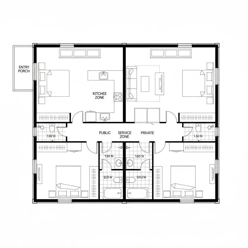 Split-Core Duplex Spine