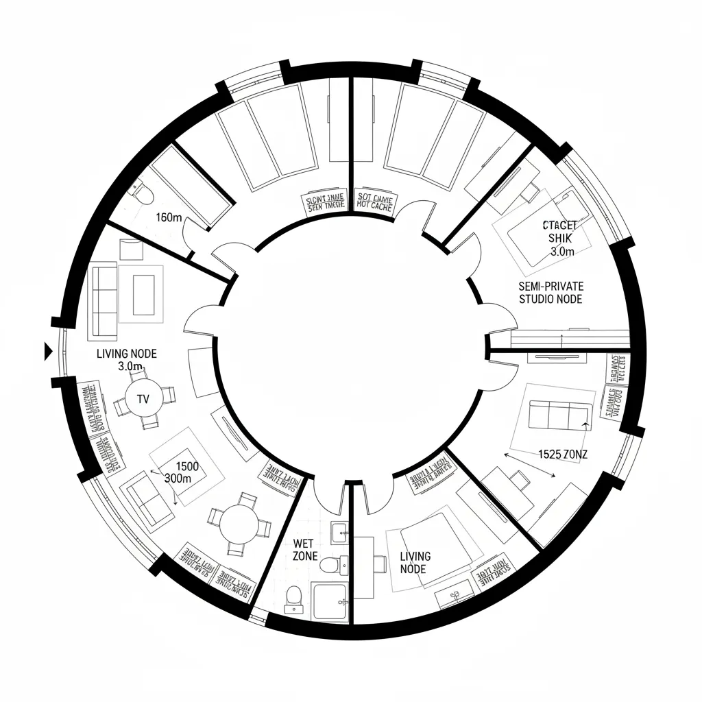 Split-Entry Ring + Semi-Private Studio