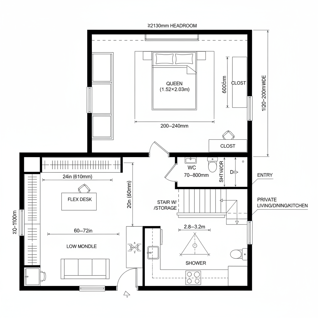 Picture of Studio Loft Apartment Floor Plans — Future-Facing Loft Interfaces
