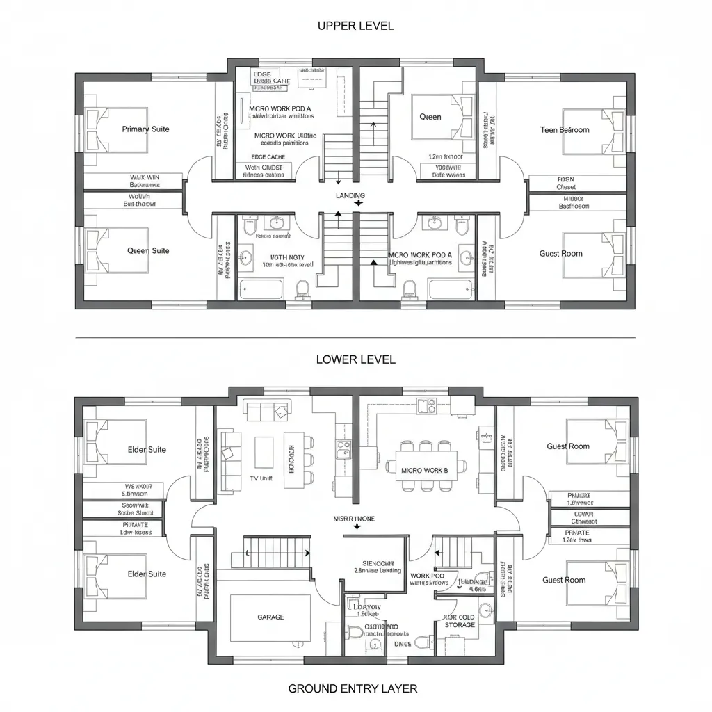 Split-Level Privacy with Work Pods