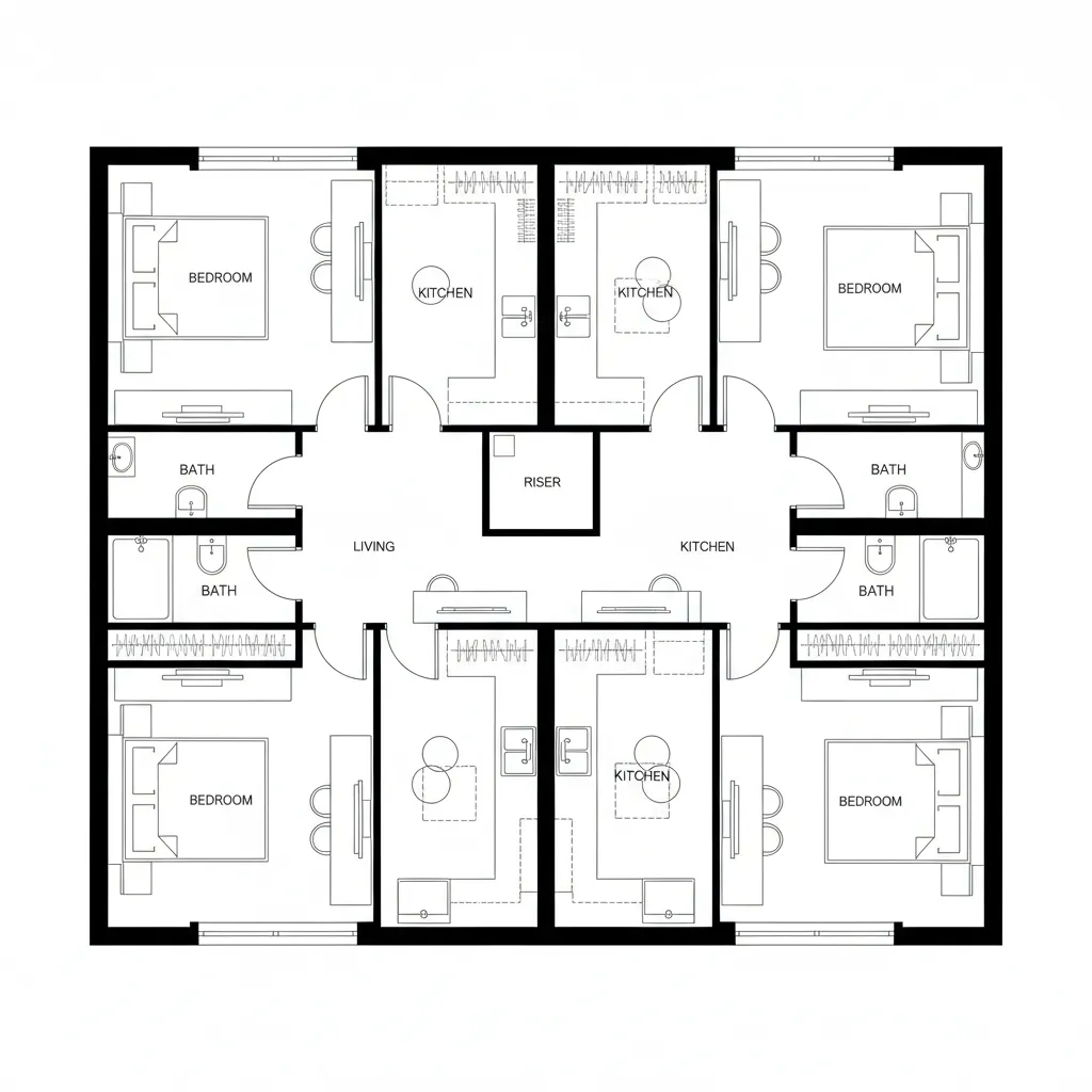 Split Light, Shared Core