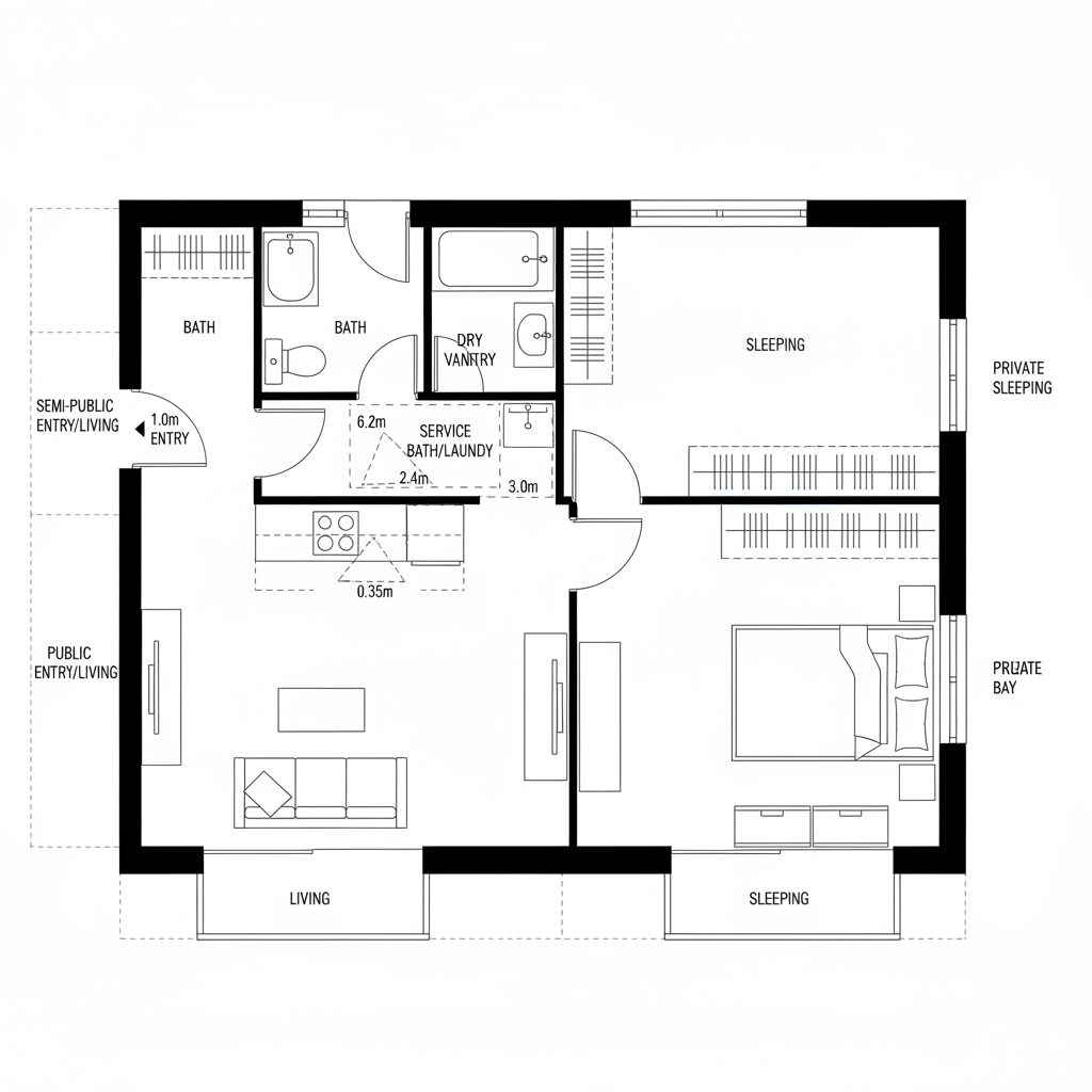 Tiny Apartment Configurations photo