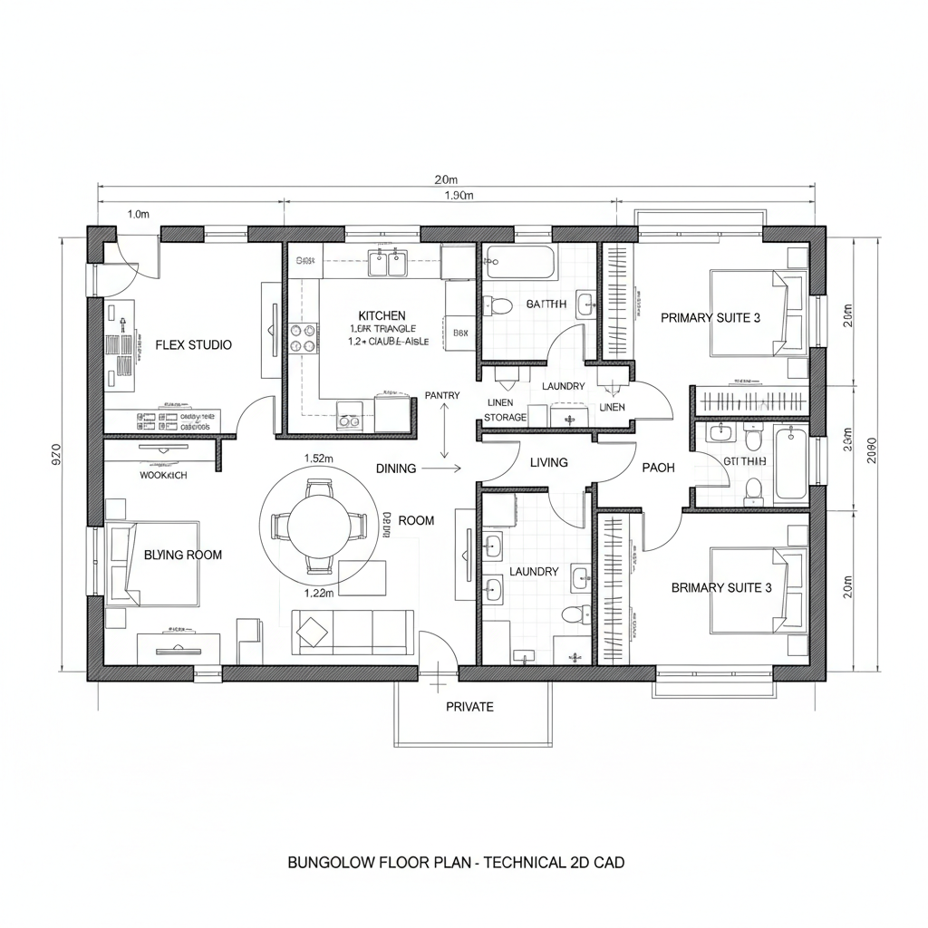 Modern Bungalow Designs & Floor Plans: A Future-Living Interface