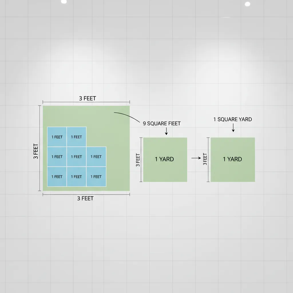 How to Quickly Convert Square Feet to Square Yards Without a Calculator