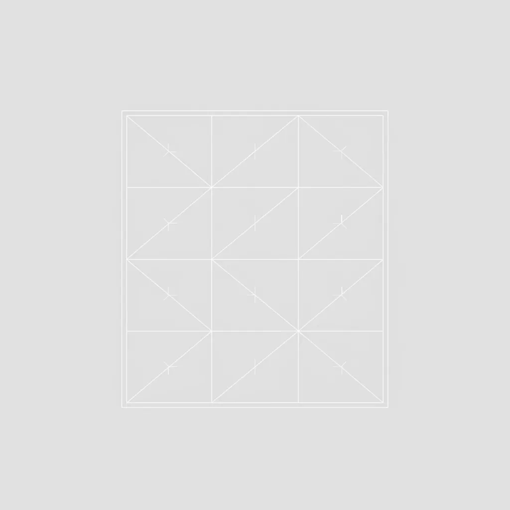 grid comparison showing nine square feet equal to one square yard