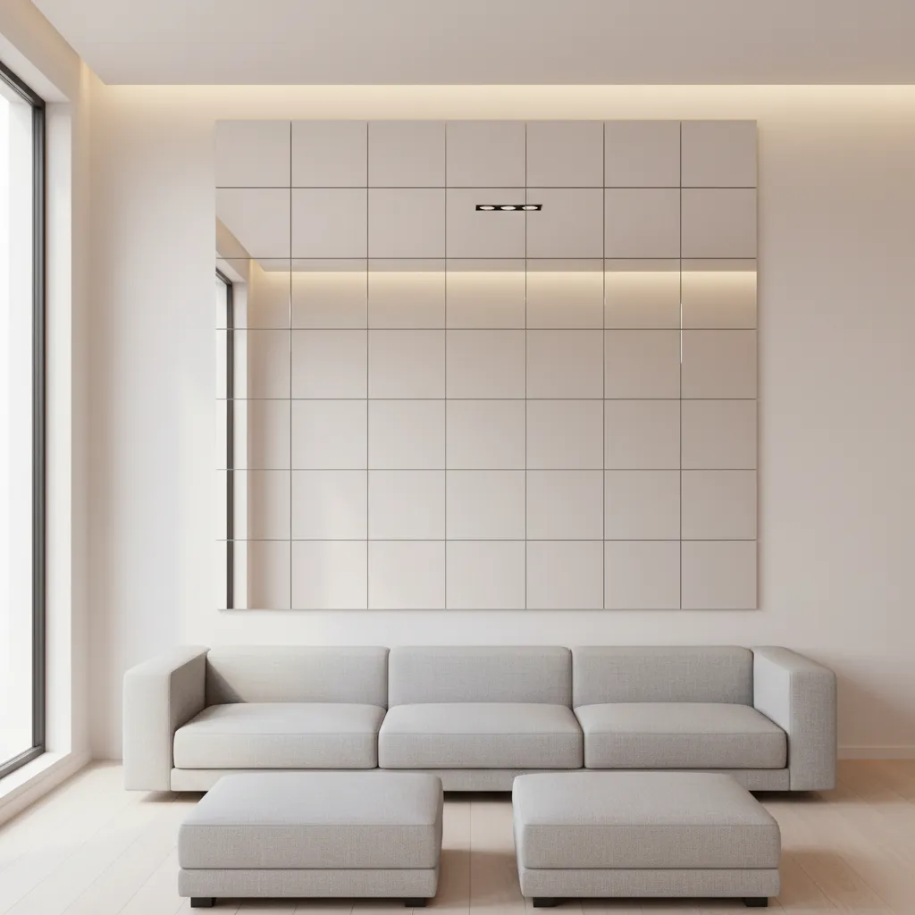 Best Spacing Techniques for Square Mirror Wall Arrangements